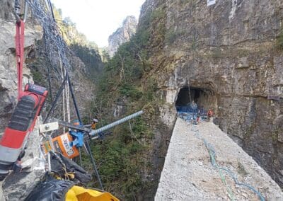 Dimensionnement et contrôles d’ancrages de culées de pont à Glandage – NGE Fondations